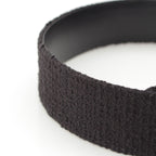 Chanel Tweed Logo Square Buckle Belt Black — view 4