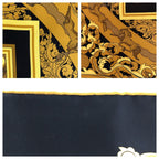Hermes Sun Animals Carre 90 Black Yellow Multi Color Silk Scarf — view 6