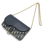 Dior Saddle Chain Pouch Oblique — view 2