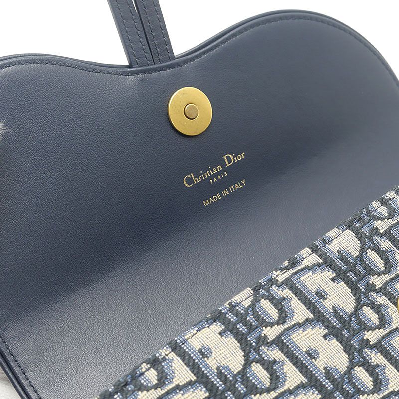 Dior Saddle Chain Pouch Oblique — view 6