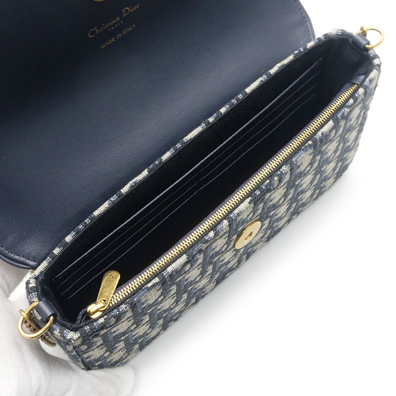 Dior Saddle Chain Pouch Oblique — view 7