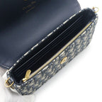 Dior Saddle Chain Pouch Oblique — view 7