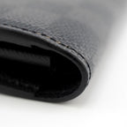 Louis Vuitton Zippy Dragonne L-shaped Zipper Damier Leather Wallet Black — view 4