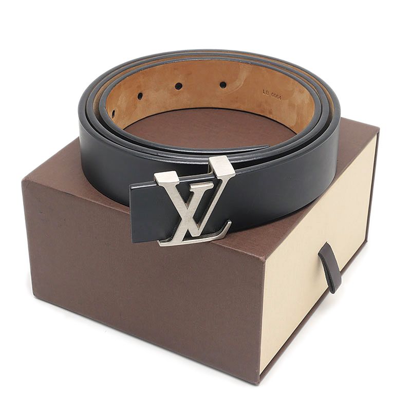 Louis Vuitton Ceinture LV Initial Belt Black — view 8