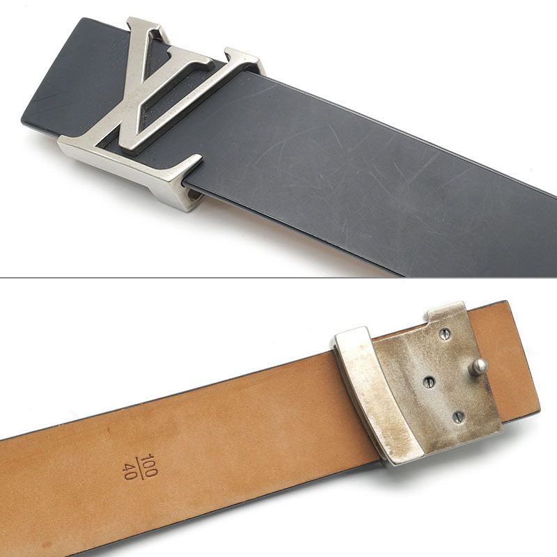 Louis Vuitton Ceinture LV Initial Belt Black — view 4