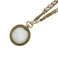Chanel Necklace Long Pendant Loupe CC Logo Vintage Faux Pearl