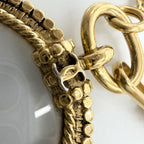 Chanel Necklace Long Pendant Loupe CC Logo Vintage Faux Pearl — view 8