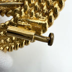 Chanel Brooch Chain CC Logo Vintage 2 8 Gold — view 7