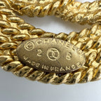 Chanel Brooch Chain CC Logo Vintage 2 8 Gold — view 4
