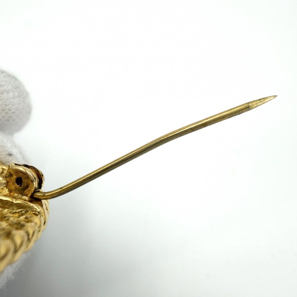 Chanel Brooch Chain CC Logo Vintage 2 8 Gold — view 8