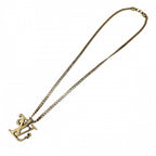 Louis Vuitton Necklace Collier Squared LV Pendant Gold — view 4