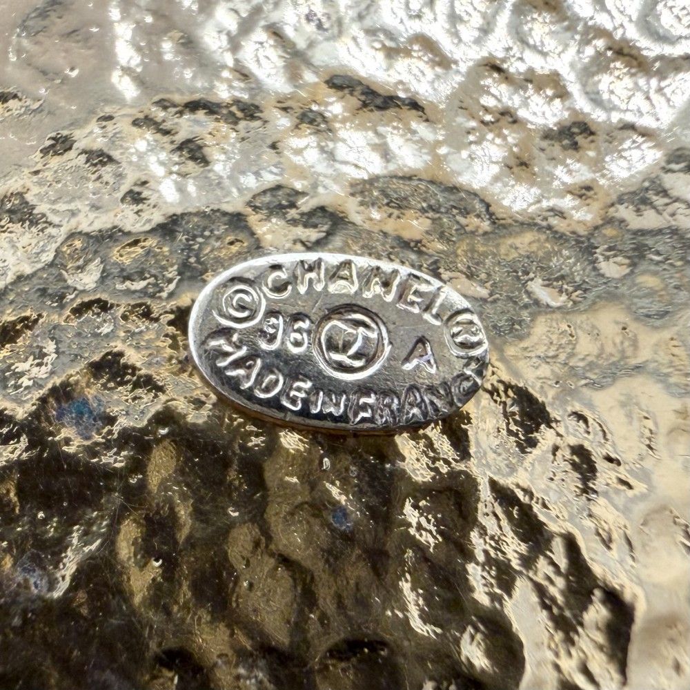 Chanel Necklace CC Logo Chain Vintage Gold Plated — view 4