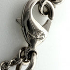 Chanel Necklace CC Logo Pendant Rhinestone Silver — view 4