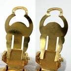 Chanel Earrings Swing Logo Gold Plated — view 3