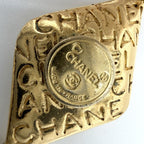 Chanel Necklace Logo Mademoiselle Vintage Gold Plated — view 4