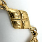 Chanel Necklace Logo Mademoiselle Vintage Gold Plated — view 6