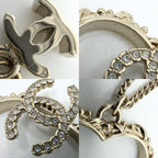 Chanel Necklace CC Logo Heart Pendant Star Chain Rhinestone Gold — view 6