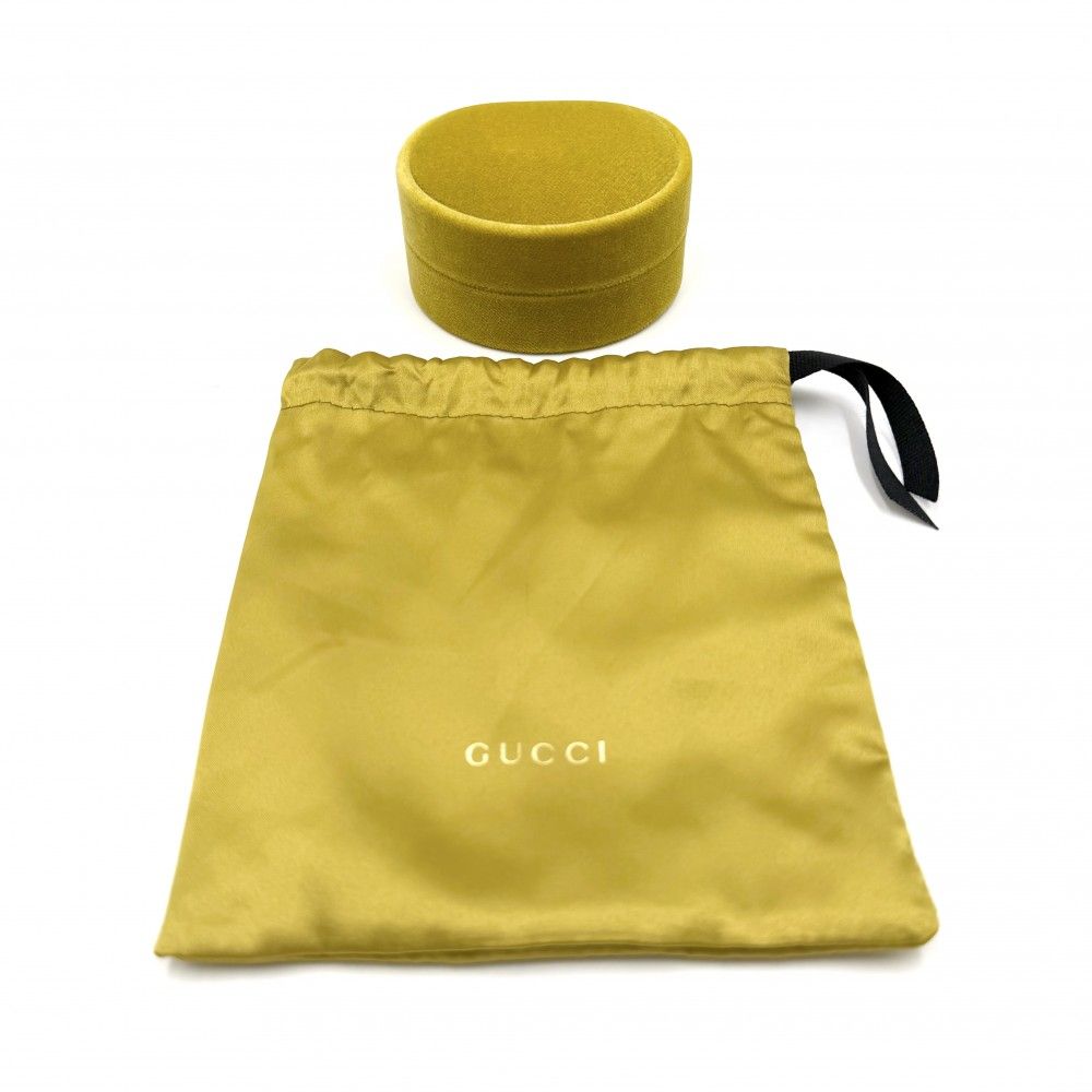Gucci Earrings GG Running 18k YG Small Simple Gold — view 7