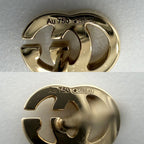 Gucci Earrings GG Running 18k YG Small Simple Gold — view 5