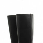 Prada Sport Long Boots Heels Leather 36 Black — view 7