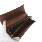 Louis Vuitton Monogram Pochette Porte Monet Cles Wallet Brown — view 6
