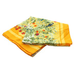 Hermes la Prairie Grassland Carre 90 Scarf Silk Multi Color Orange Green SS — view 3