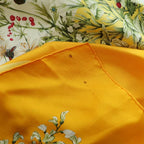 Hermes la Prairie Grassland Carre 90 Scarf Silk Multi Color Orange Green SS — view 7