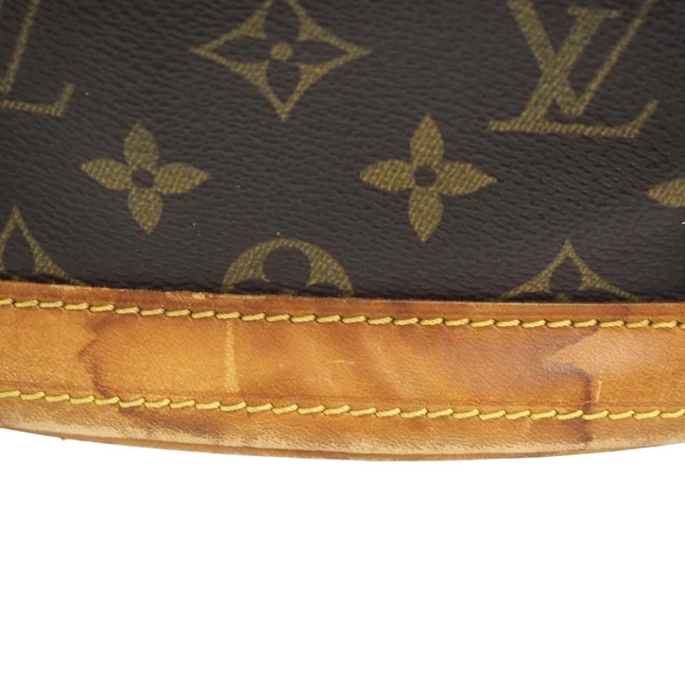 Louis Vuitton Bucket GM Monogram Leather Shoulder Bag Brown — view 6