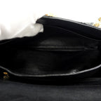 Chanel Wild Stitch CC Logo Lambskin Shoulder Bag Black Brands — view 7