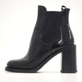 Prada Side Gore Boots Leather Black