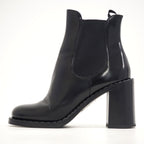 Prada Side Gore Boots Leather Black