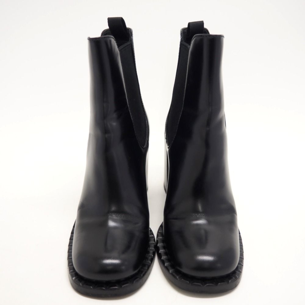 Prada Side Gore Boots Leather Black — view 2