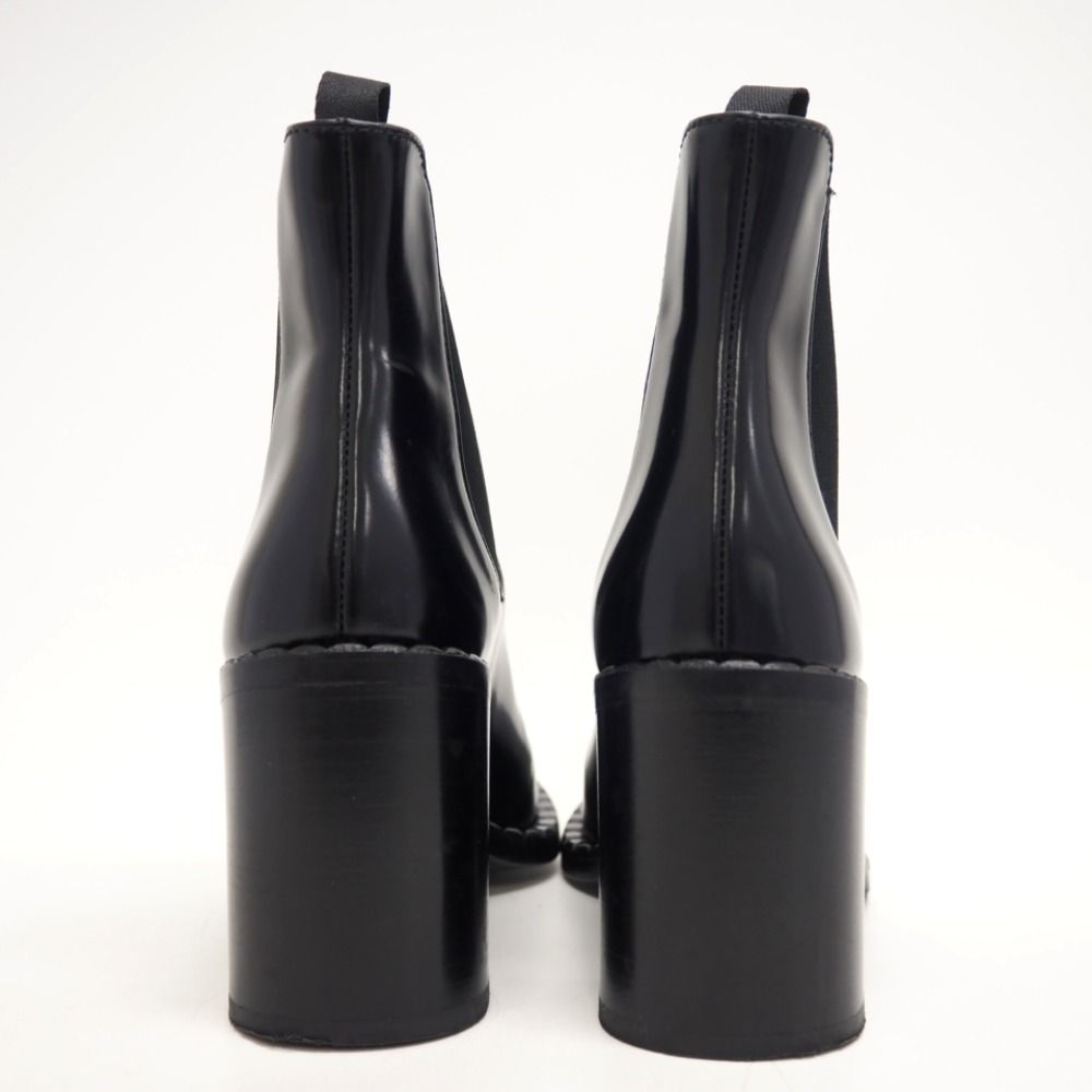 Prada Side Gore Boots Leather Black — view 3