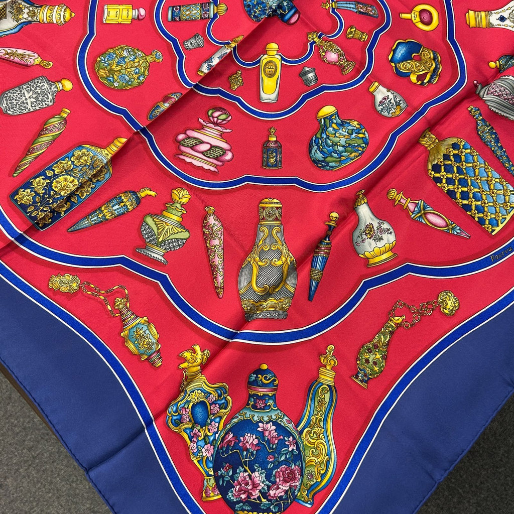Hermes Carre 90 Scarf Petit Campotre Flacon Gabloche — view 2