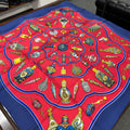 Hermes Carre 90 Scarf Petit Campotre Flacon Gabloche