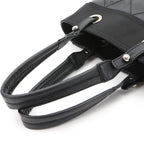 Chanel Paris Biarritz PM Tote Nylon Leather Black Silver — view 6