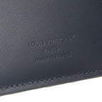 Louis Vuitton Portefeuille Multiple Bifold Wallet Monogram Shadow Navy Blue — view 6