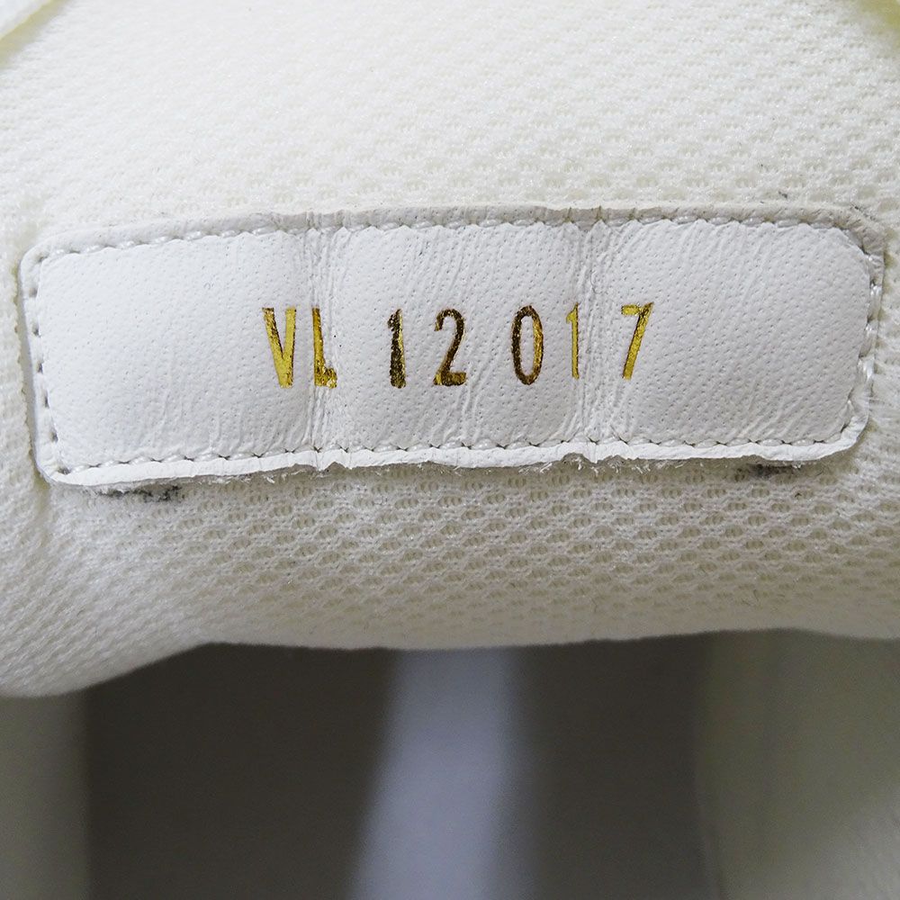 Louis Vuitton Sneakers Monogram Leather LV Trainer Line Green White — view 8