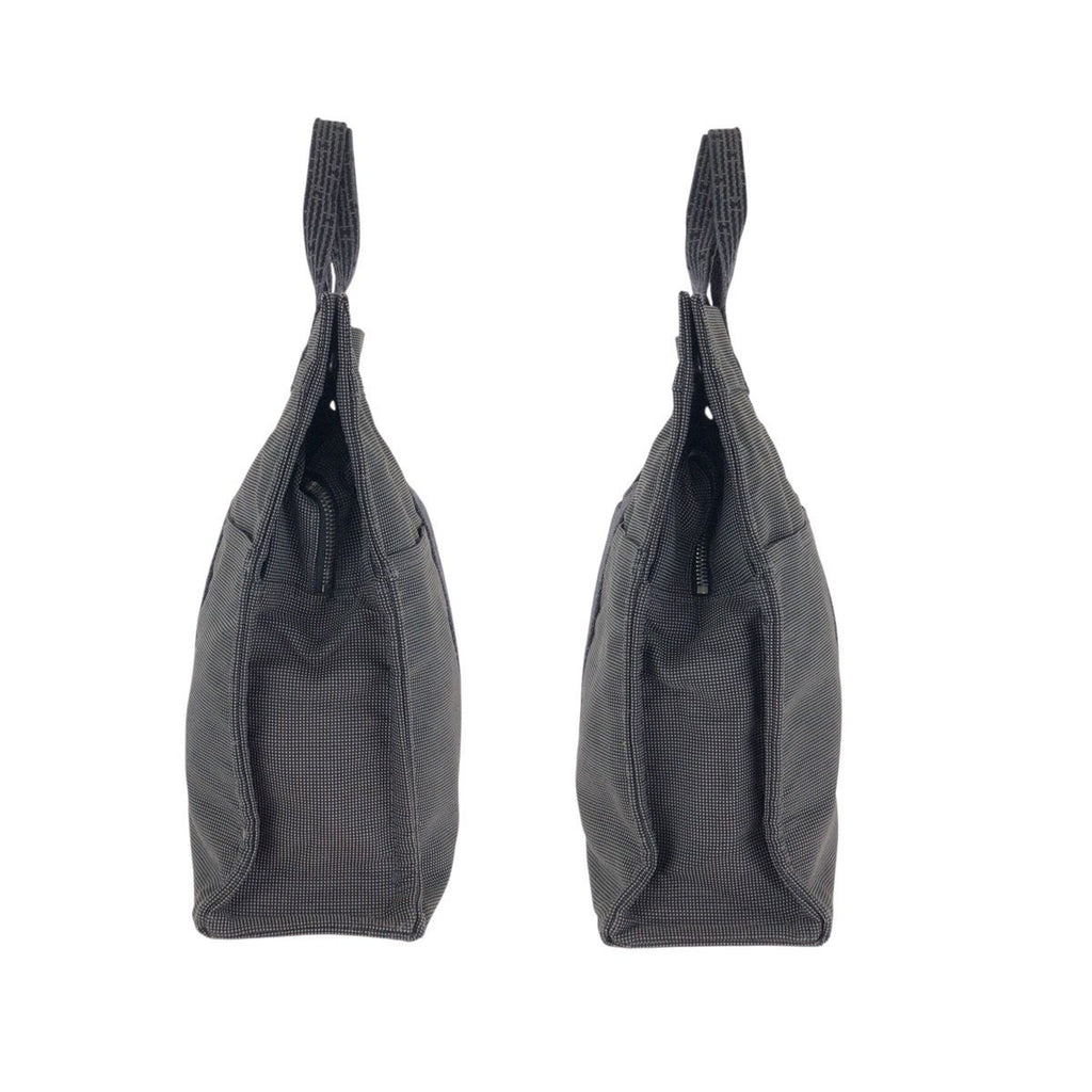 Hermes Her Line MM Gray Silver Polyamide Polyester Tote — view 8