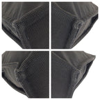Hermes Her Line MM Gray Silver Polyamide Polyester Tote — view 3