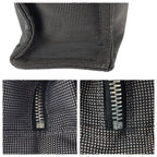 Hermes Her Line MM Gray Silver Polyamide Polyester Tote — view 5