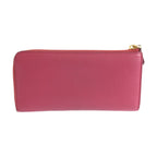 Prada Saffiano Pink Gold Leather Wallet — view 2