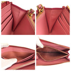 Prada Saffiano Pink Gold Leather Wallet — view 7
