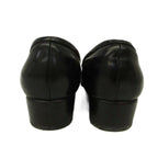 Gucci Loafers Leather Shoes Cowhide Square Toe Logo Plate Silver — view 5