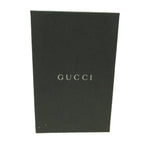 Gucci Loafers Leather Shoes Cowhide Square Toe Logo Plate Silver — view 8