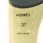 Hermes Sandals Calf Hair 37 Ivory — view 8