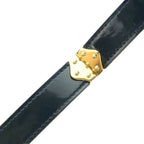 Louis Vuitton Belt Buckle Enamel 75 30 Black — view 7