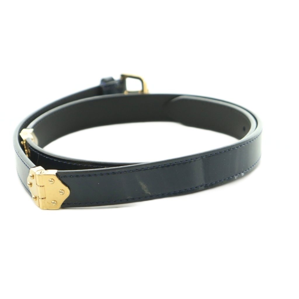 Louis Vuitton Belt Buckle Enamel 75 30 Black — view 2