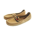 Gucci Shearling Shoes Moccasins Sherry Line Horsebit Suede Brown