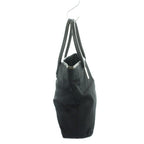 Gucci 002 Handbag Tote Canvas Leather Logo Black — view 4